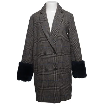 Manteau (Gris, Bleu, Noir) de Trf Outerwear Polyester, Laine