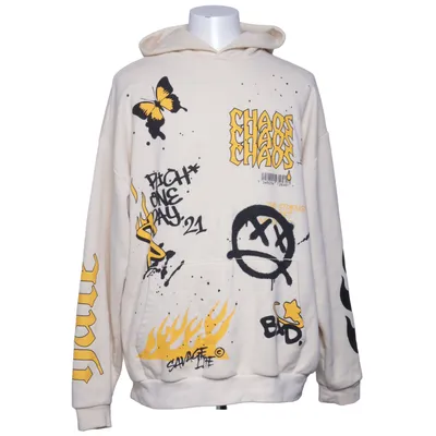 Hættetrøje (Beige, Sort, Gul) fra FSBN Bomuld, Polyester