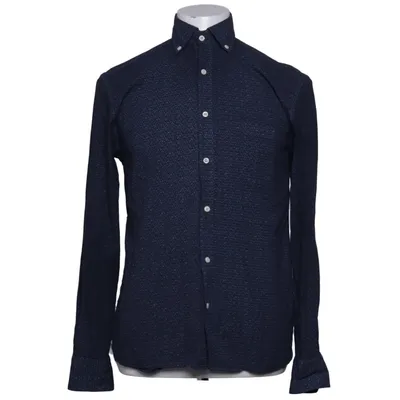 Chemise (Bleu) de Af Klercker Coton, Élasthane