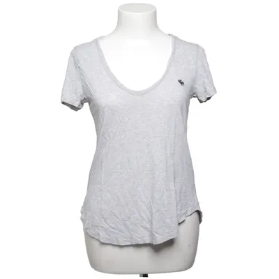 T-shirt (Grå) från Abercrombie & Fitch Bomull, Viskos