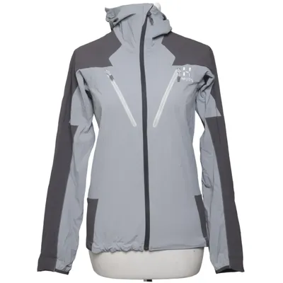 Allvädersjacka (Grå, Svart) från Haglöfs Elastan, Polyamid, Polyester