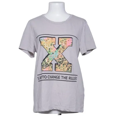 T-shirt (Grijs) van No Logo Katoen, Polyester