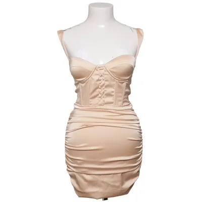 Cocktail dress (Beige) from Oh Polly Elastane, Polyester