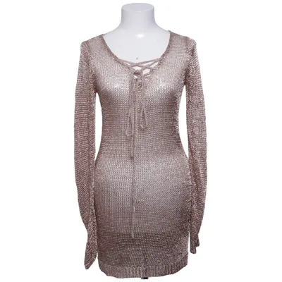 Strandkleid (Beige) von Mystery Jane Metallfaser, Viskose