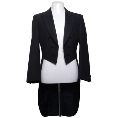 Frackkavaj (Svart) från Cavaliere Polyester, Viskos, Ull