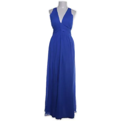Avondjurk (Blauw) van Aidan Mattox Zijde, Polyester