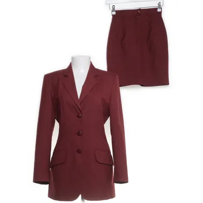 Skirt suit (Red, Brown) from Amalfi Polyester