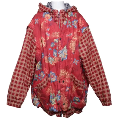 Jacket (Red, Multicolored) from Pampolina Cotton, Polyester