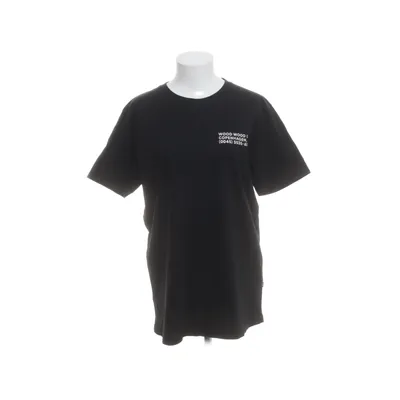 T-shirt (Zwart) van Wood Wood Katoen