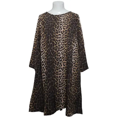 Klänning (Brun, Flerfärgad) från H&M Polyester