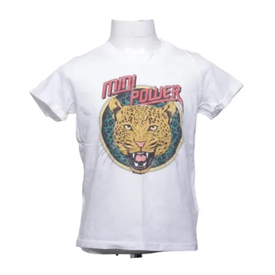 T-shirt (Blanc, Multicolore) de Mini Gina Tricot Coton