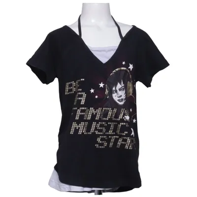 T-shirt (Black, White) from Crash One Cotton