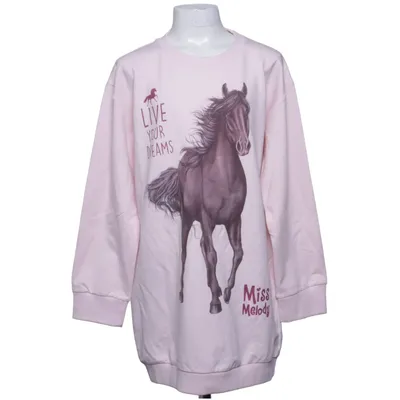 Sweatshirt (Roze) van Miss Melody Katoen, Elastaan