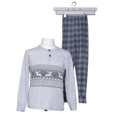 Pajamas (Gray, Blue, Multicolored) from Sara Cotton