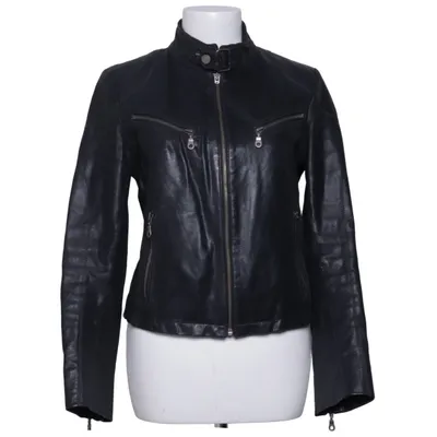 Veste en cuir (Noir) de Jeana Cuir, Polyester