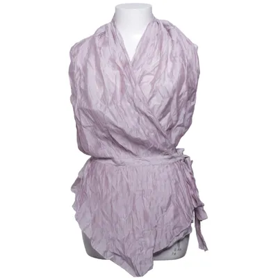 Wrap top (Purple) from Millenium Cotton, Polyamide, Silk