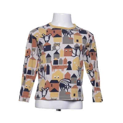 Long sleeve T-shirt (Yellow, Multicolored) from Polarn O. Pyret Elastane, Organic cotton