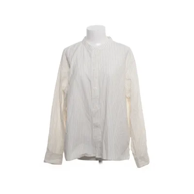Blouse (Wit, Beige) van Uniqlo Katoen