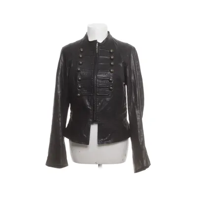 Leather jacket (Black) from GANT Acetate, Leather