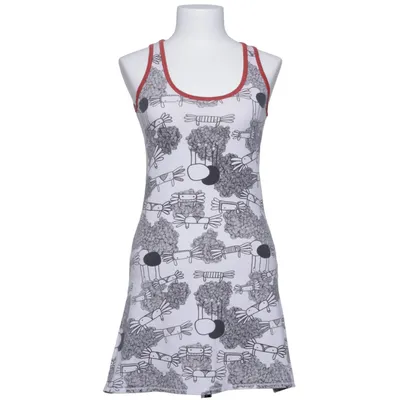 Jurk (Wit, Zwart, Rood) van Denimbirds