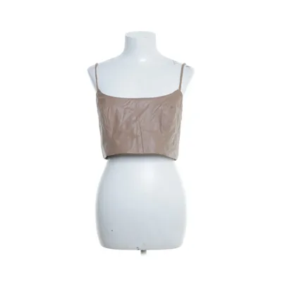 Crop top (Beige) van ASOS Design Polyester, Polyurethaan