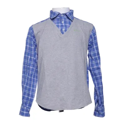 Shirt (Blauw, Grijs, Wit) van Luis Trenker Katoen, Linnen