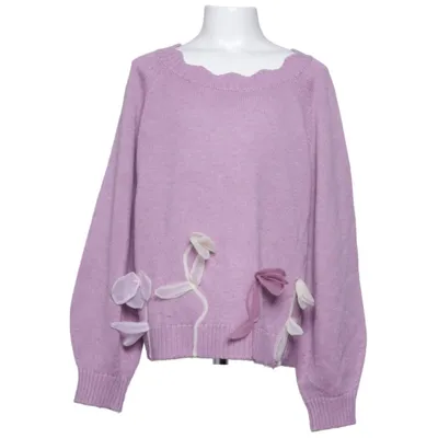 Sweater (Purple) from Monnalisa Acrylic, Polyamide, Polyester, Wool