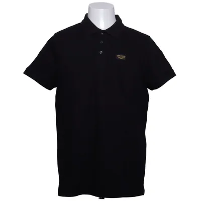 Poloshirt (Zwart) van PME Legend Katoen, Elastaan