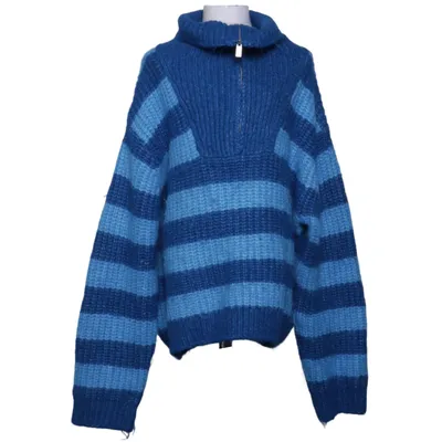 Pull-over (Bleu) de Zara Acrylique, Laine d'alpaga, Polyamide
