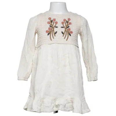 Jurk (Beige, Meerkleurig) van Zara Polyamide, Viscose
