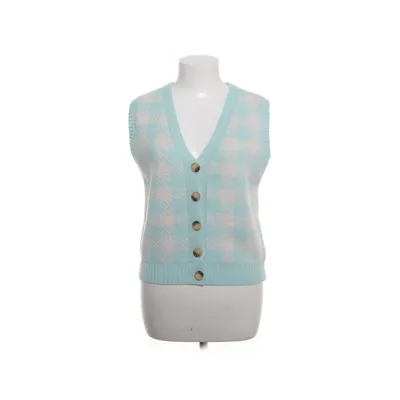 Vest (Blue, White) from Vanessa Alexandra Acrylic, Polyester