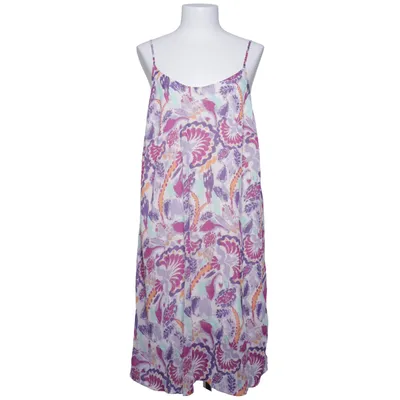 Dress (White, Multicolored) from Rainbow Polyester, Viscose