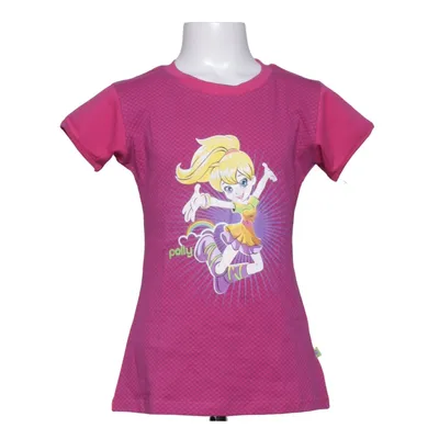 T-shirt (Pink, Flerfarvet) fra Polly Pocket Bomuld, Elastan