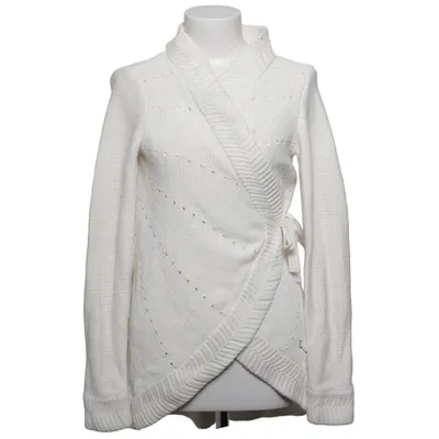 Cardigan cache-cœur (Blanc) de Bondelid Acrylique, Coton