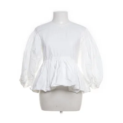 Peplumtopp (Vit) från H&M Conscious Collection Bomull