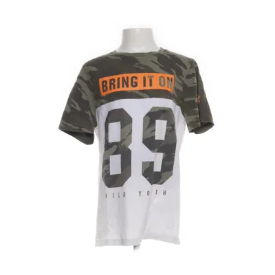 T-shirt (Green, Orange, White) from Skate Nation Cotton