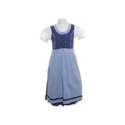 Dirndl (Wit, Blauw) van Isar-Trachten Katoen