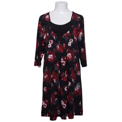 Jurk (Zwart, Rood, Meerkleurig) van Isolde Elastaan, Polyester