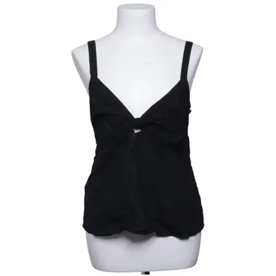 Tanktop (Zwart) van Mango Linnen, Viscose
