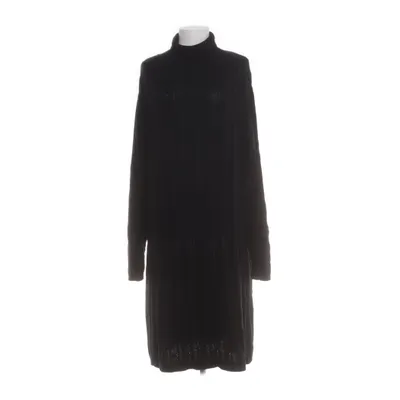 Jurk met col (Zwart) van Bonprix Collection Acryl, Katoen