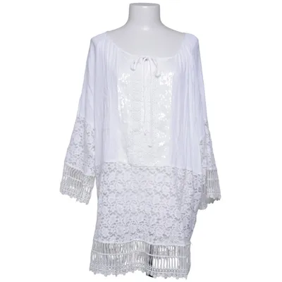 Strandjurk (Wit) van Laura Kent Viscose