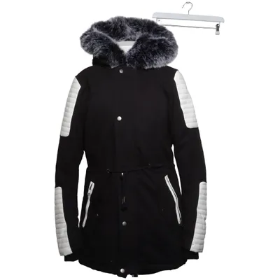 Parkas (Svart, Vit) från John H Bomull, Polyester