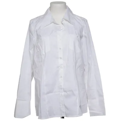 Chemise (Blanc) de Friendtex Coton, Élasthane, Polyamide