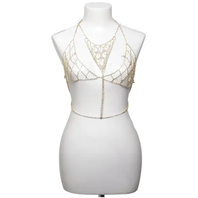 Kroppssmycke (Guldfärgad) Okänd metall