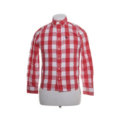 Button down shirt (Red, White) from Abercrombie Cotton