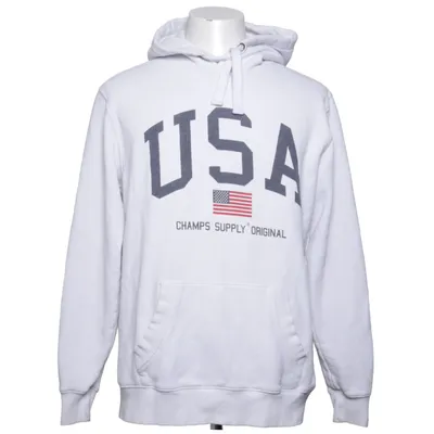 Hættetrøje (Hvid) fra Champs Supply U.S.A. Bomuld, Polyester