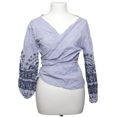 Omlottblus (Blå, Vit, Svart) från Zara Basic Collection