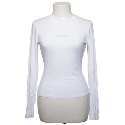 Langærmet t-shirt (Hvid) fra Exercere Bambus, Elastan