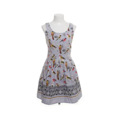 Dress (Gray, Multicolored) from Uttam Boutique Cotton, Polyester