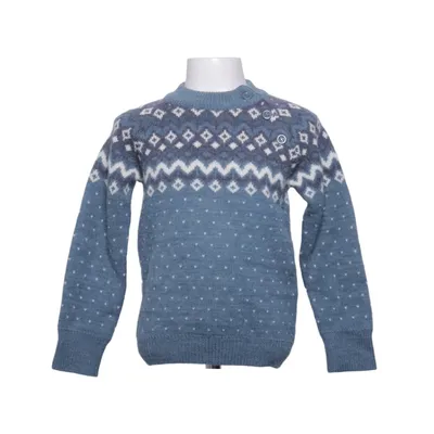 Pull-over (Bleu, Blanc) de Jotunheim Acrylique, Laine de mouton